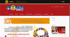 Desktop Screenshot of fetrace.org.br